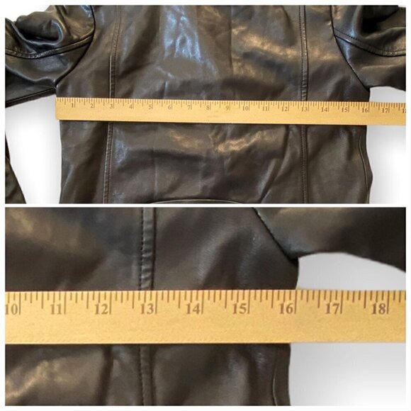 Mackage Miela-N Belted Leather Moto Jacket, NWT, Size XXS - Picture 15 of 16